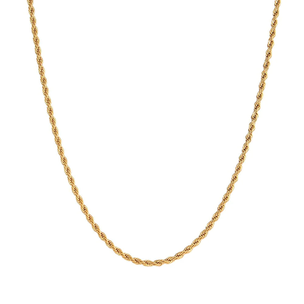 Stay positive Necklace (2mm)