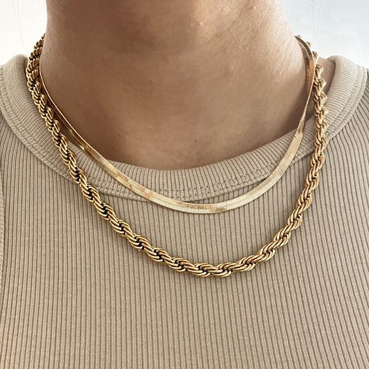 Stay positive Necklace (5mm)